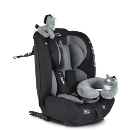   ISAFE autósülés ISIZE és ISOFIX ülésemelővé alakítható 76-150cm szürke
