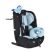 ISAFE autósülés ISIZE és ISOFIX ülésemelővé alakítható 76-150cm KÉK