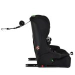 SECURITY autós ülés belső övvel, isofix, ajándék 2plüss+párna 76-150cm FEKETE