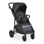 BUGGY babakocsi lapracsukható, nagy kerekek, könnyű FEKETE