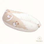 DOMBABY terhességi és szoptatós párna 30x120 cm BÉZS CSILLAGOS