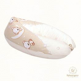   DOMBABY terhességi és szoptatós párna 30x120 cm BÉZS CSILLAGOS