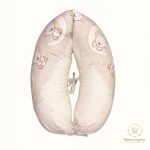 DOMBABY terhességi és szoptatós párna 30x120 cm BÉZS CSILLAGOS