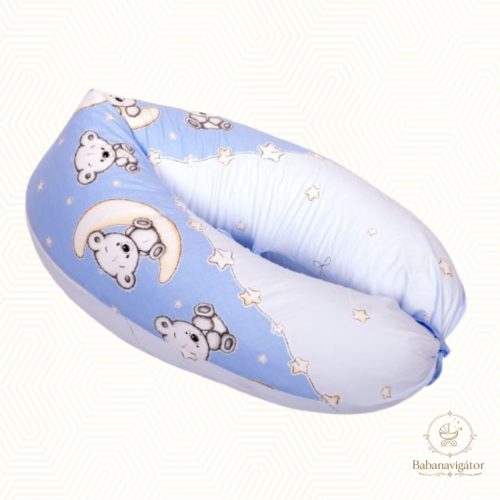 DOMBABY terhességi és szoptatós párna 30x120 cm KÉK CSILLAGOS
