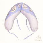DOMBABY terhességi és szoptatós párna 30x120 cm KÉK CSILLAGOS