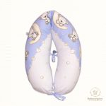 DOMBABY terhességi és szoptatós párna 30x120 cm KÉK CSILLAGOS