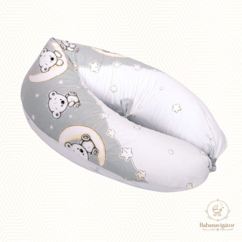 DOMBABY terhességi és szoptatós párna 30x120 cmSzürke csillagos