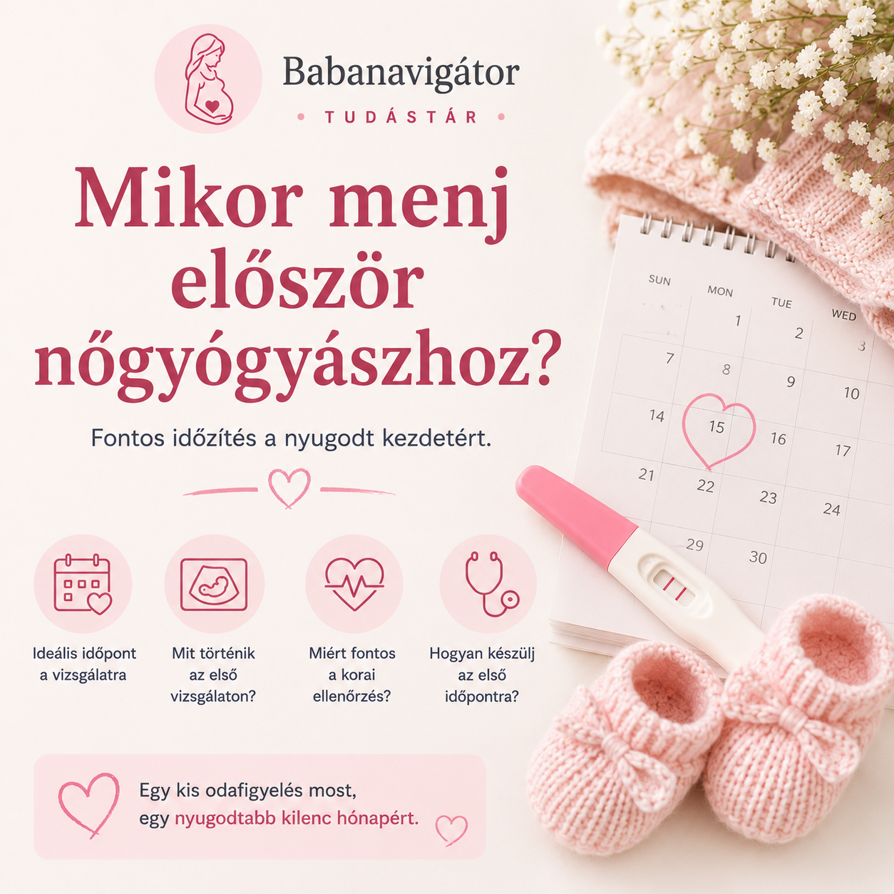 Mikor menj először nőgyógyászhoz?
